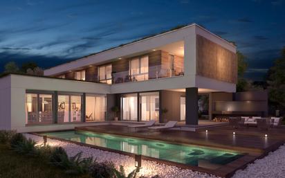 Exterior view of House or chalet for sale in Caldes de Montbui  with Air Conditioner, Heating and Private garden