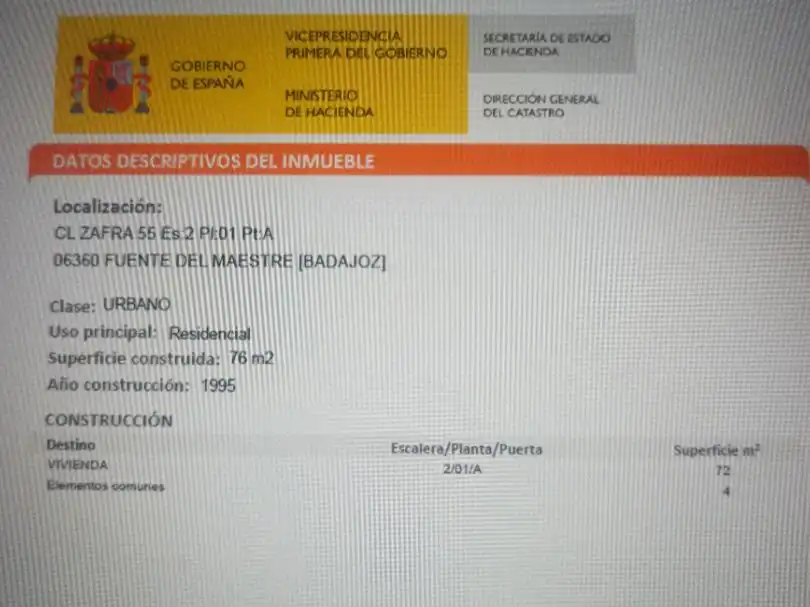 Pis en venda en Fuente del Maestre amb Aire condicionat i Balcó
