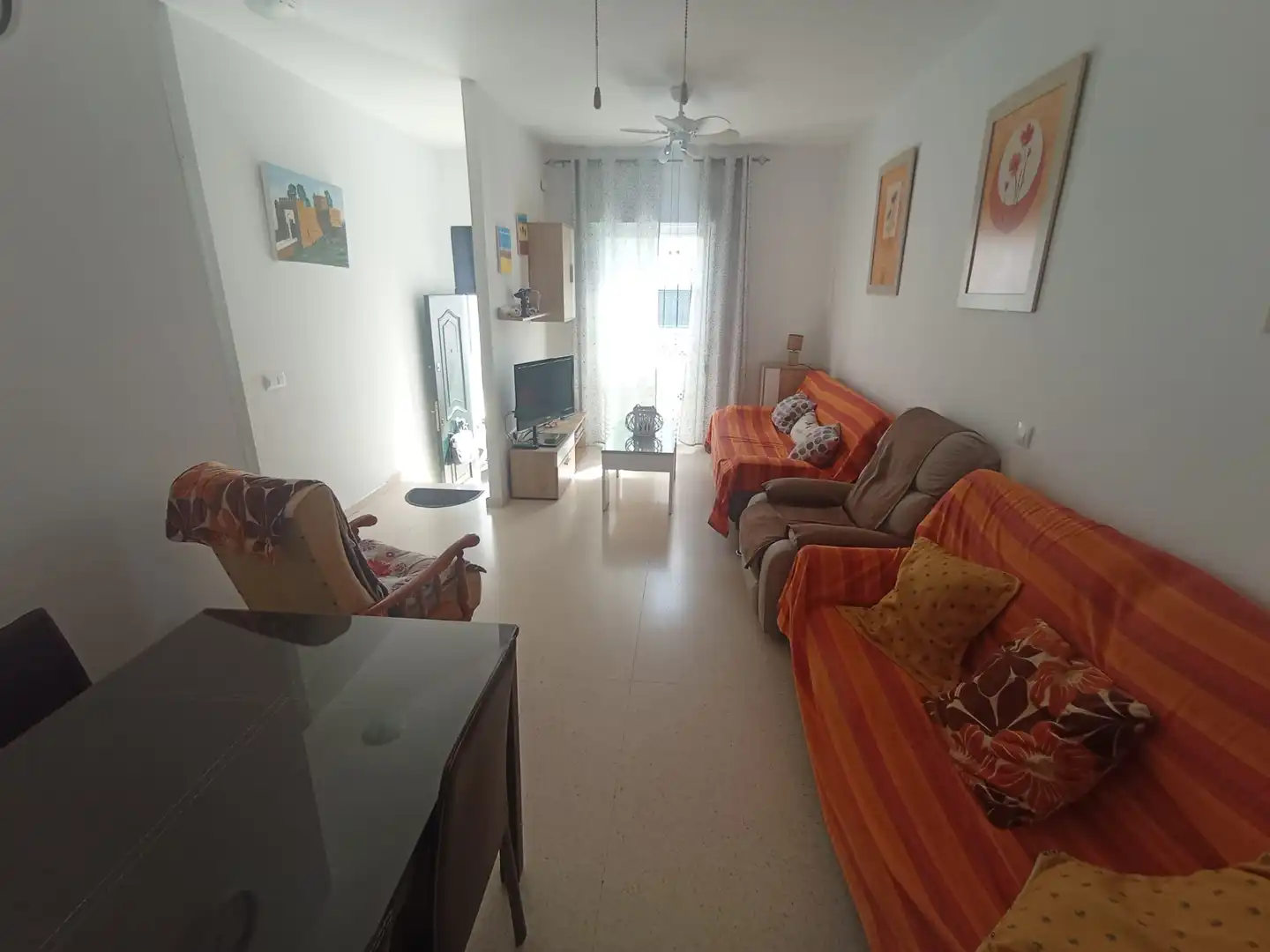 Sala de estar de Piso en venta en Chipiona con Calefacción