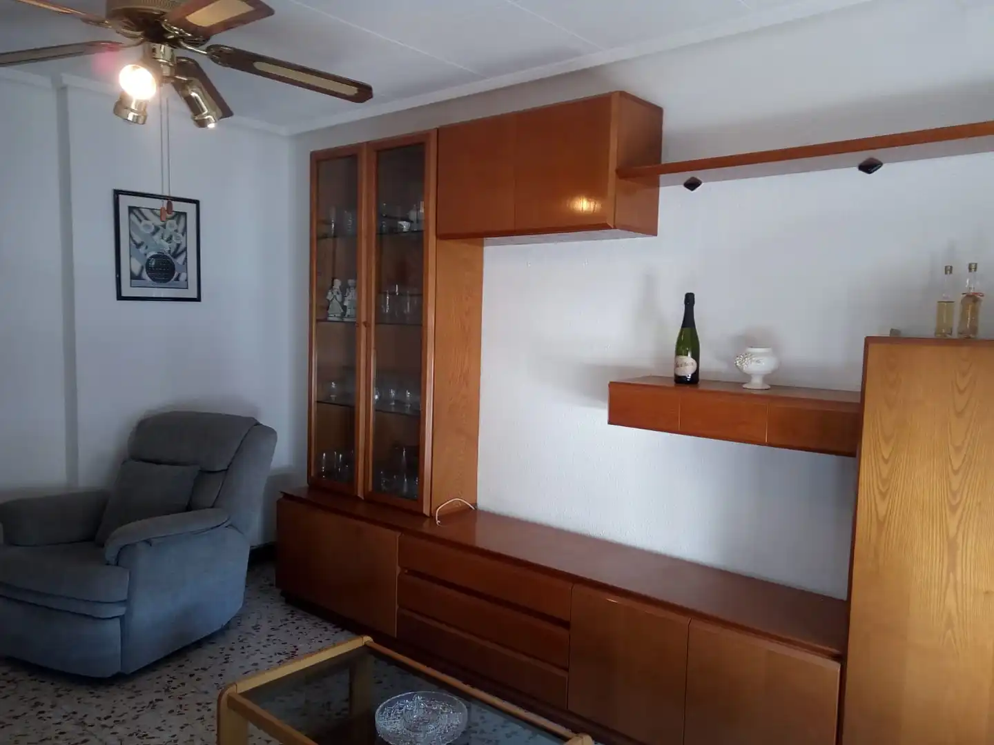 Living room of Flat for rent in Elche / Elx  with Furnished and Balcony