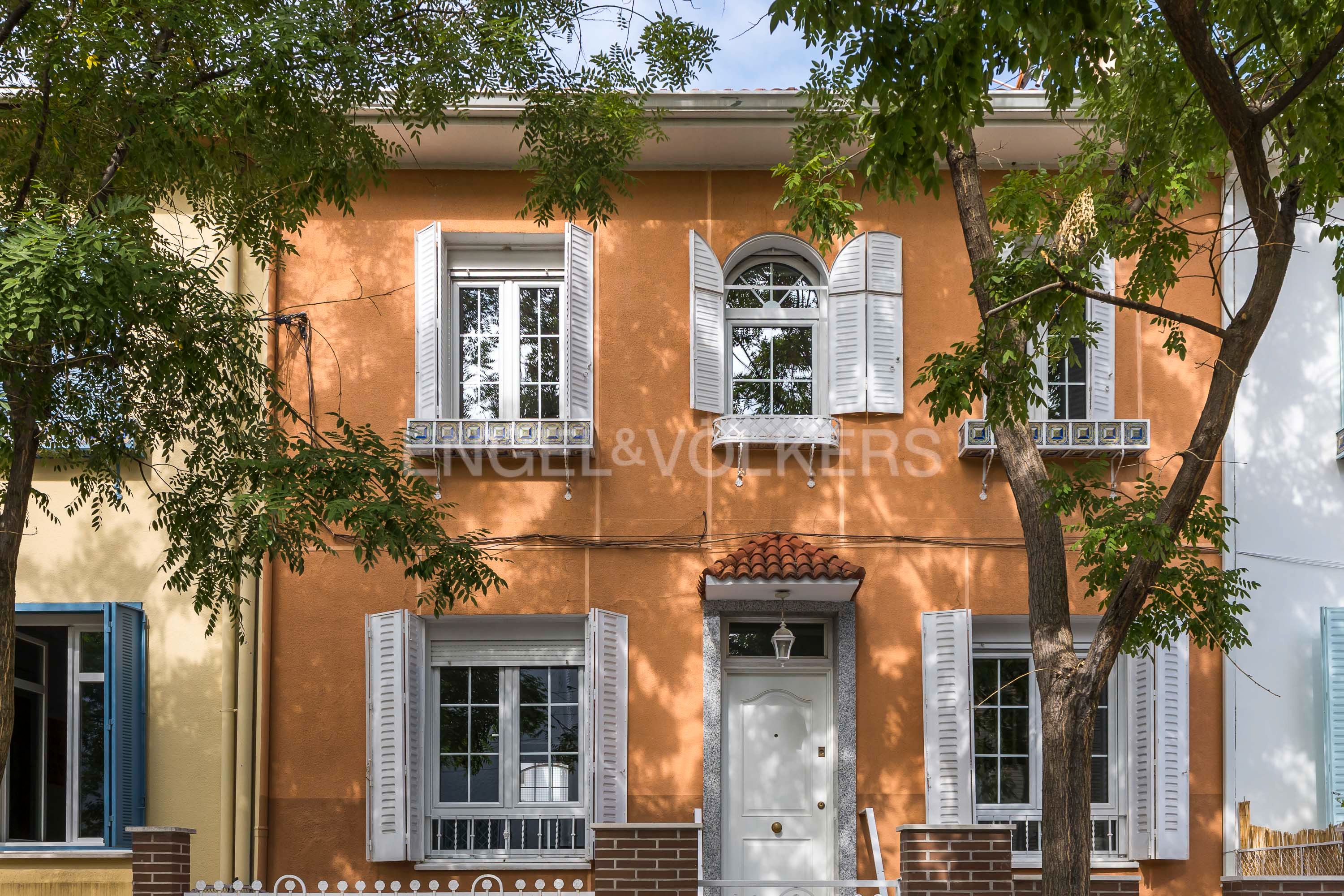 Exterior view of House or chalet to rent in  Madrid Capital  with Air Conditioner, Heating and Parquet flooring