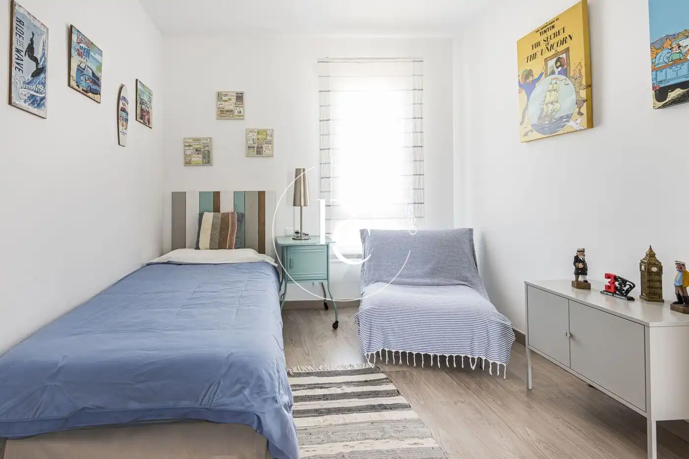 Schlafzimmer von Maisonette zum Verkauf in Sitges mit Klimaanlage, Heizung und Privatgarten