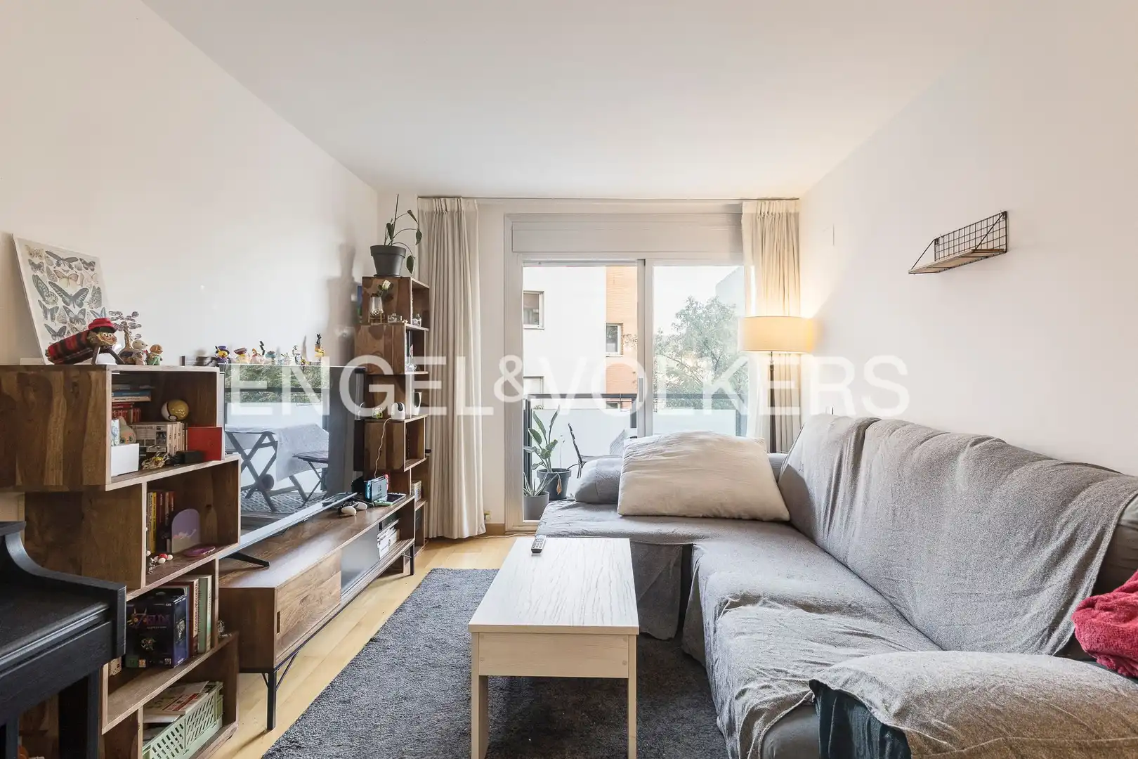 Living room of Flat for sale in Barcelona  with Air Conditioner, Heating and Parquet flooring