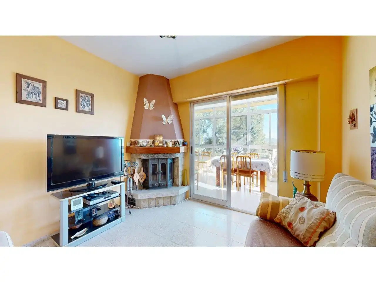 Sala d'estar de Casa o xalet en venda en Gilet amb Aire condicionat, Jardí privat i Terrassa