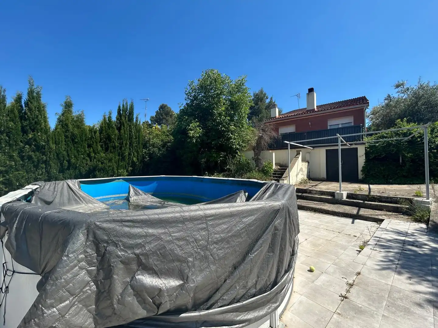 Swimming pool of Houses for sale in La Pobla de Claramunt  with Private garden and Storage room