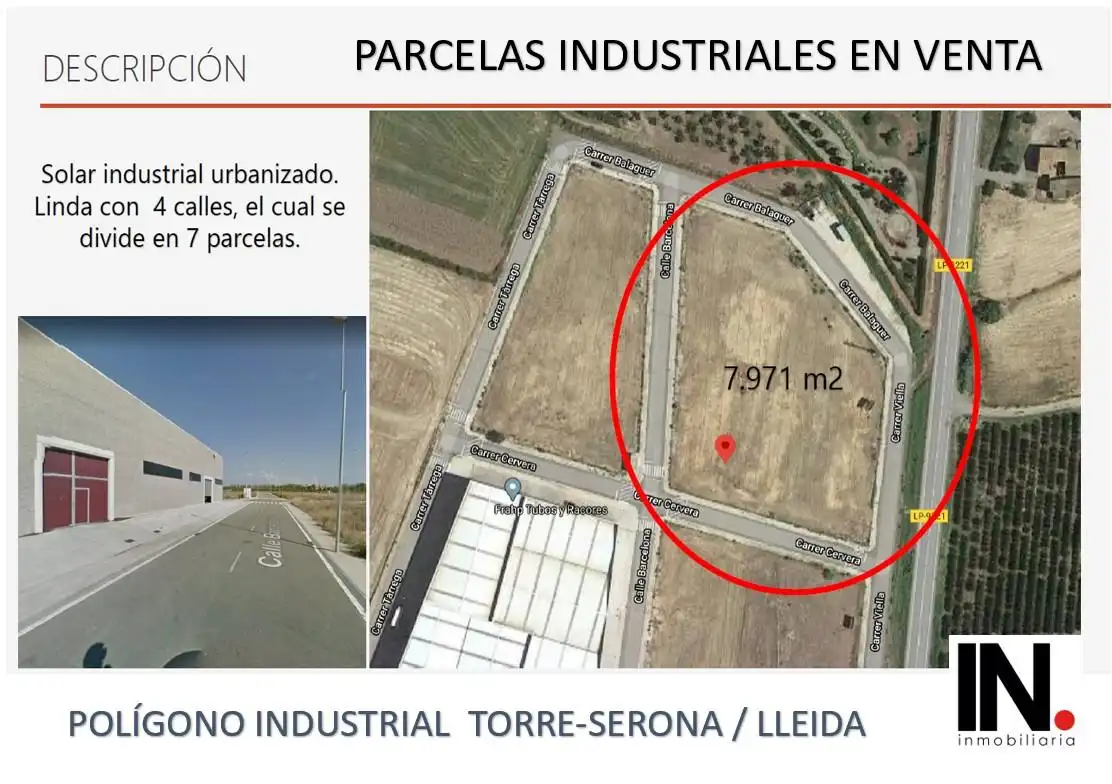Terreny industrial en venda a Barcelona