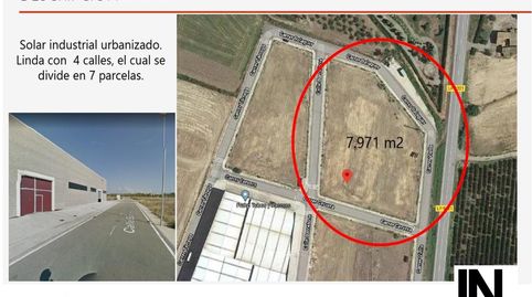 PARCELA INDUSTRIAL URBANIZADO EL POLÍGONO DE TORRESERONA LLEIDA