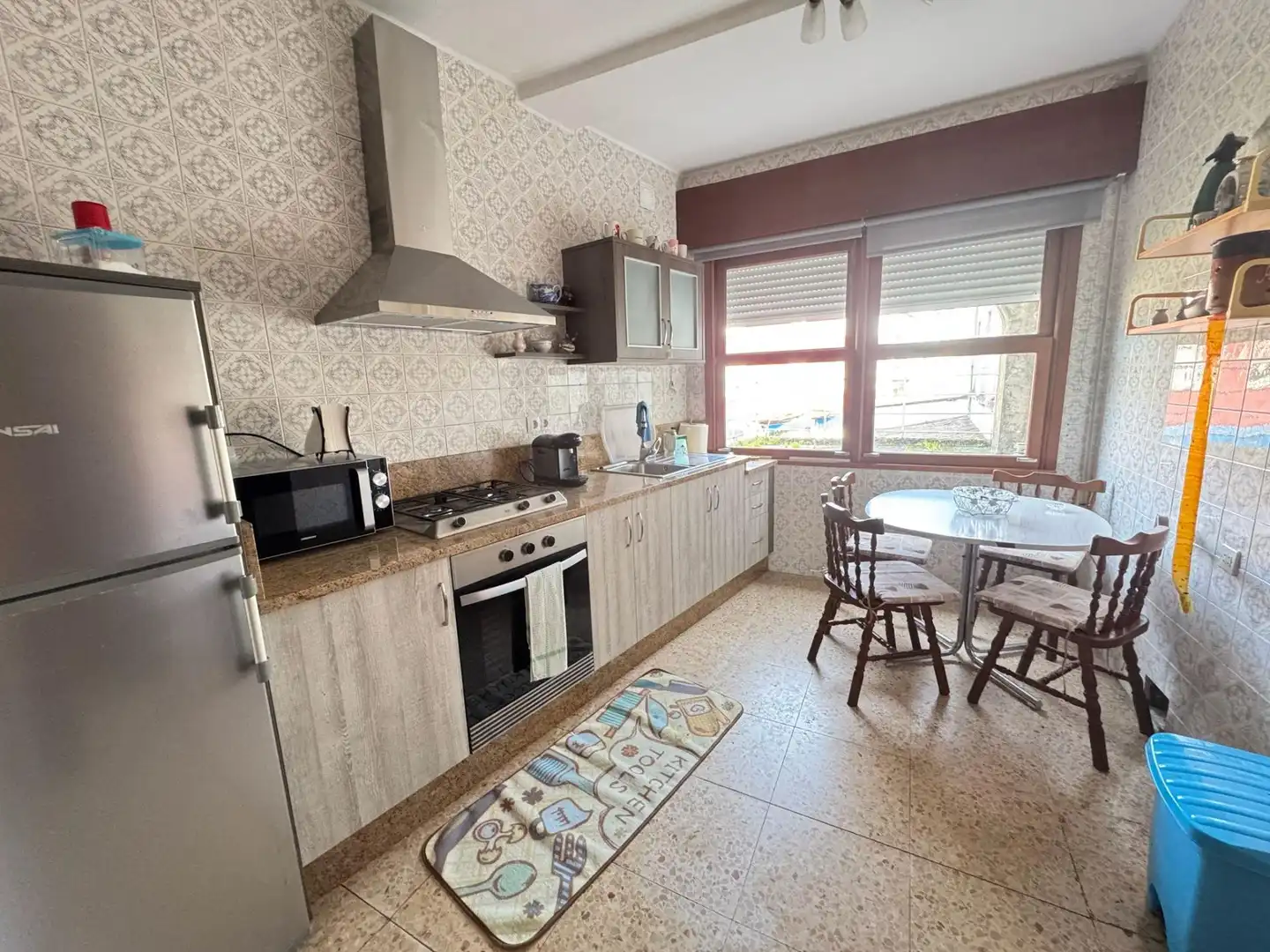 Kitchen of Flat for sale in As Nogais   with Heating, Terrace and Furnished