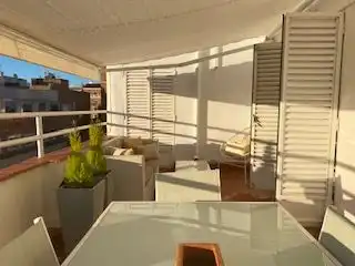 Terraza de Ático de alquiler en Madrid con Aire acondicionado, Terraza y Amueblado