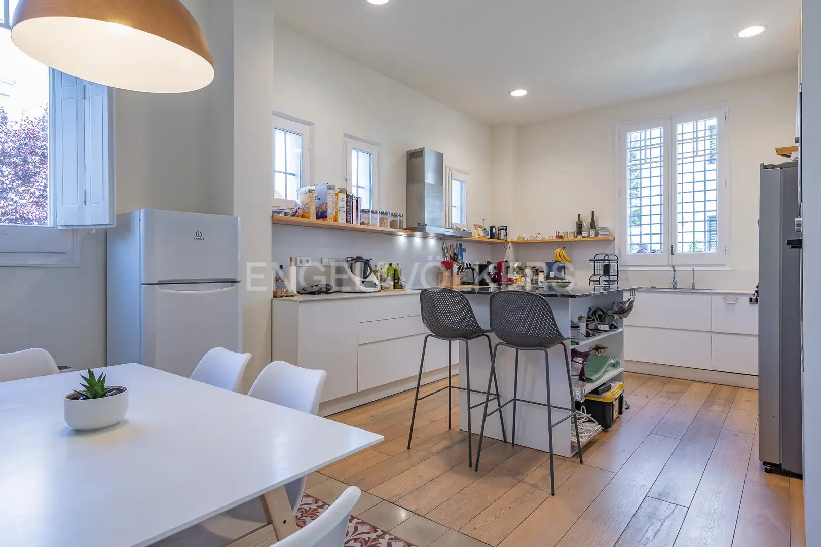 Kitchen of Houses for rent in Sant Cugat del Vallès  with Air Conditioner, Heating and Private garden
