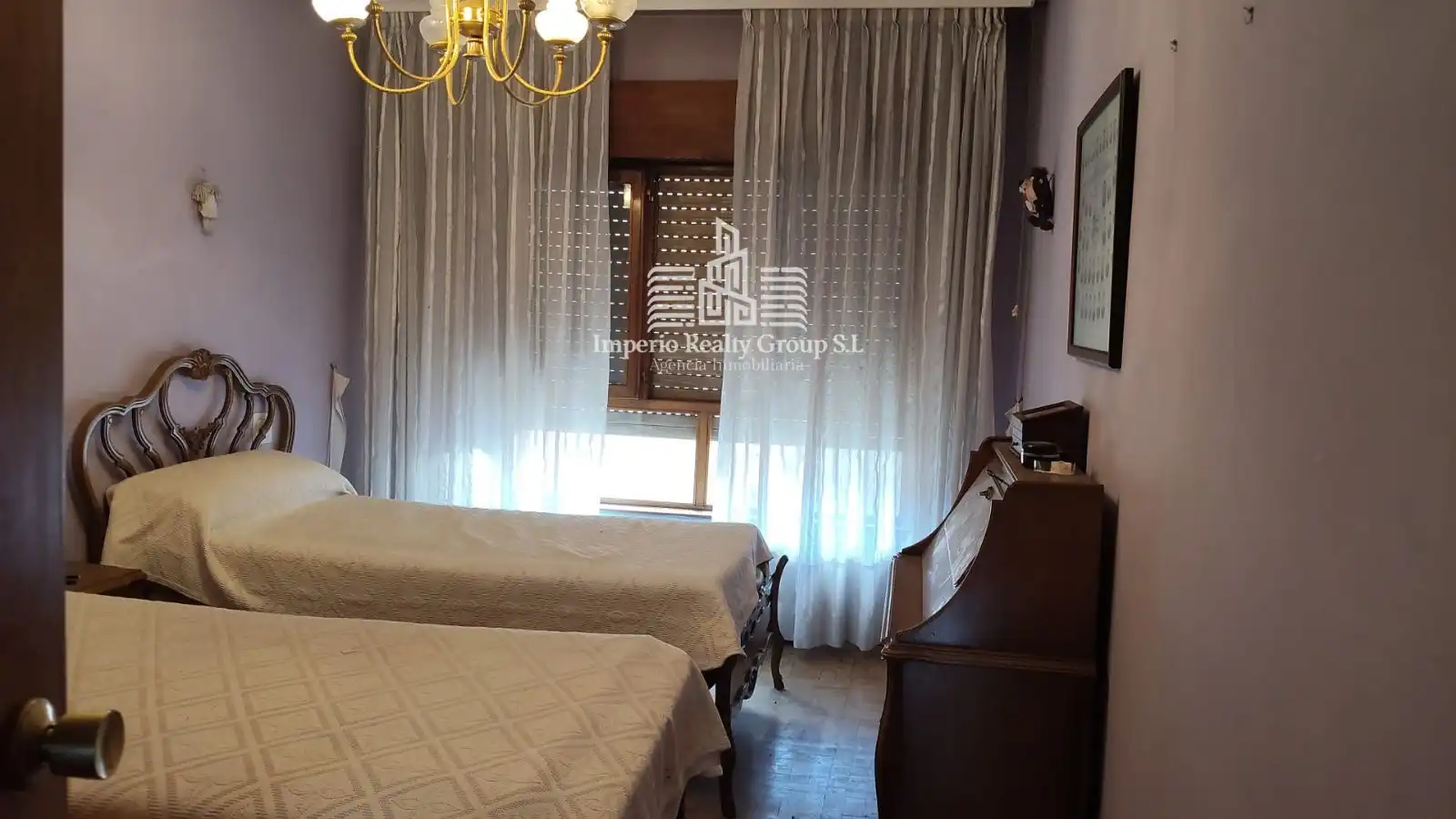 Bedroom of Flat for sale in Mieres (Asturias)  with Heating, Terrace and Furnished