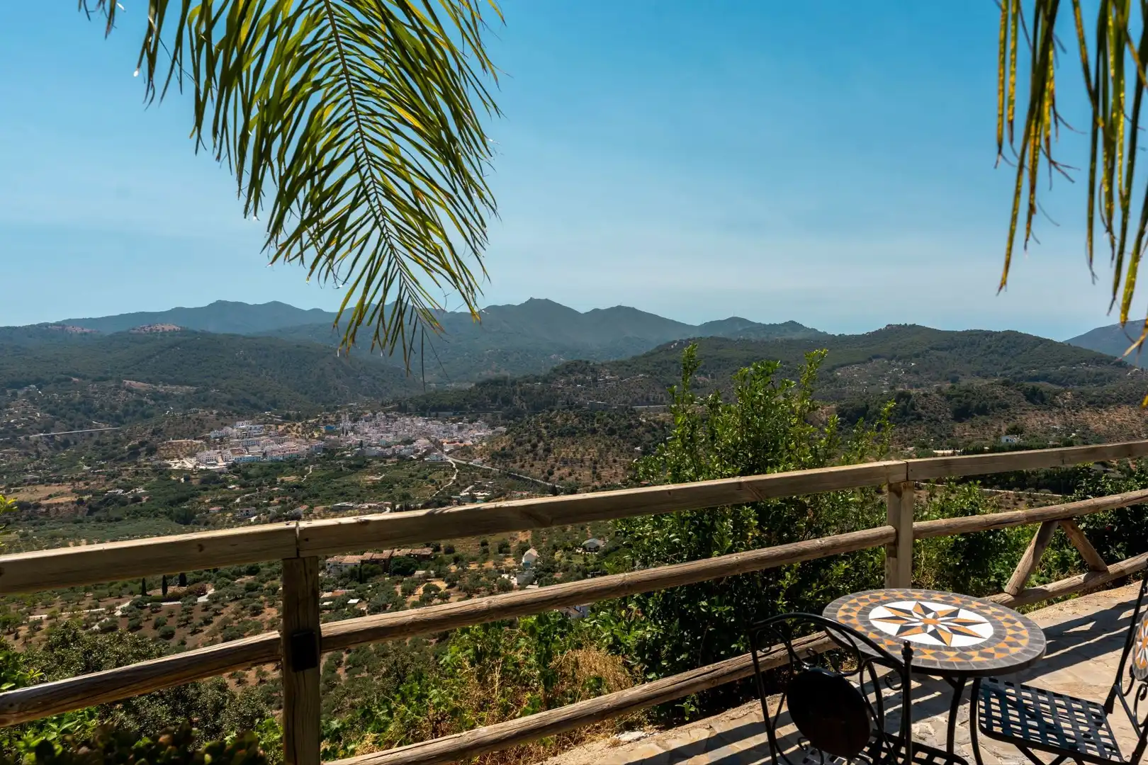 Terraza de Finca rústica en venta en Monda con Aire acondicionado y Piscina