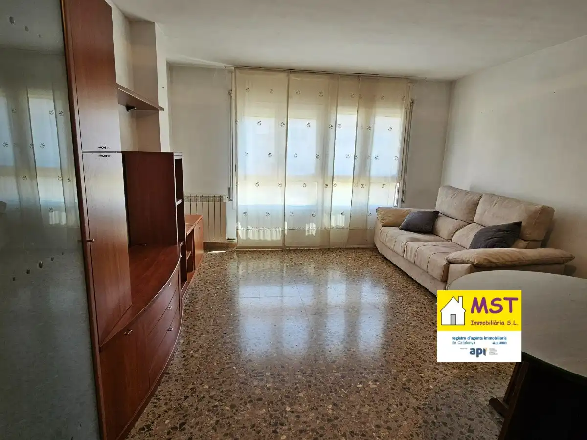 Wohnzimmer von Wohnung zum Verkauf in Navàs mit Klimaanlage, Heizung und Balkon