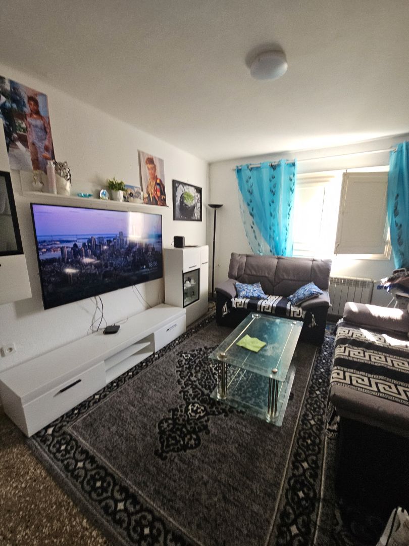 Living room of Flat for sale in  Lleida Capital  with Furnished