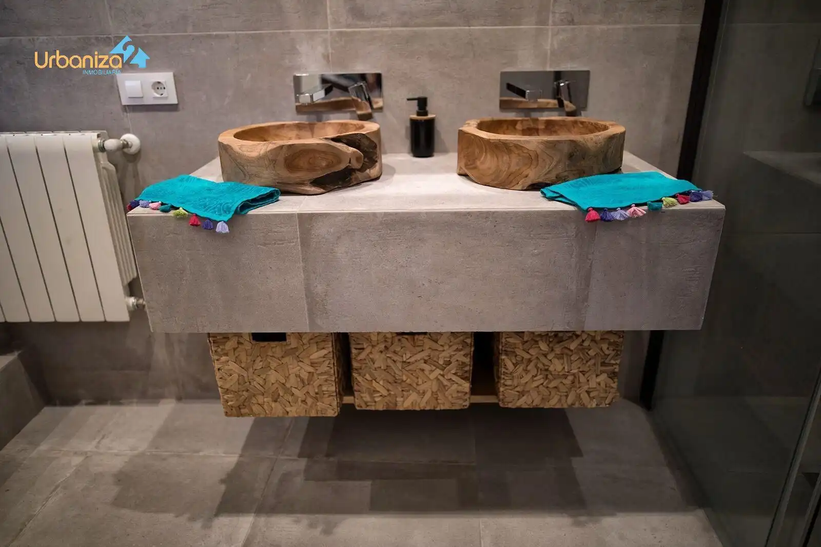 Baño de Casa o chalet en venta en Badajoz con Aire acondicionado, Calefacción y Terraza