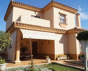 Exterior view of House or chalet for sale in Chiclana de la Frontera  with Private garden