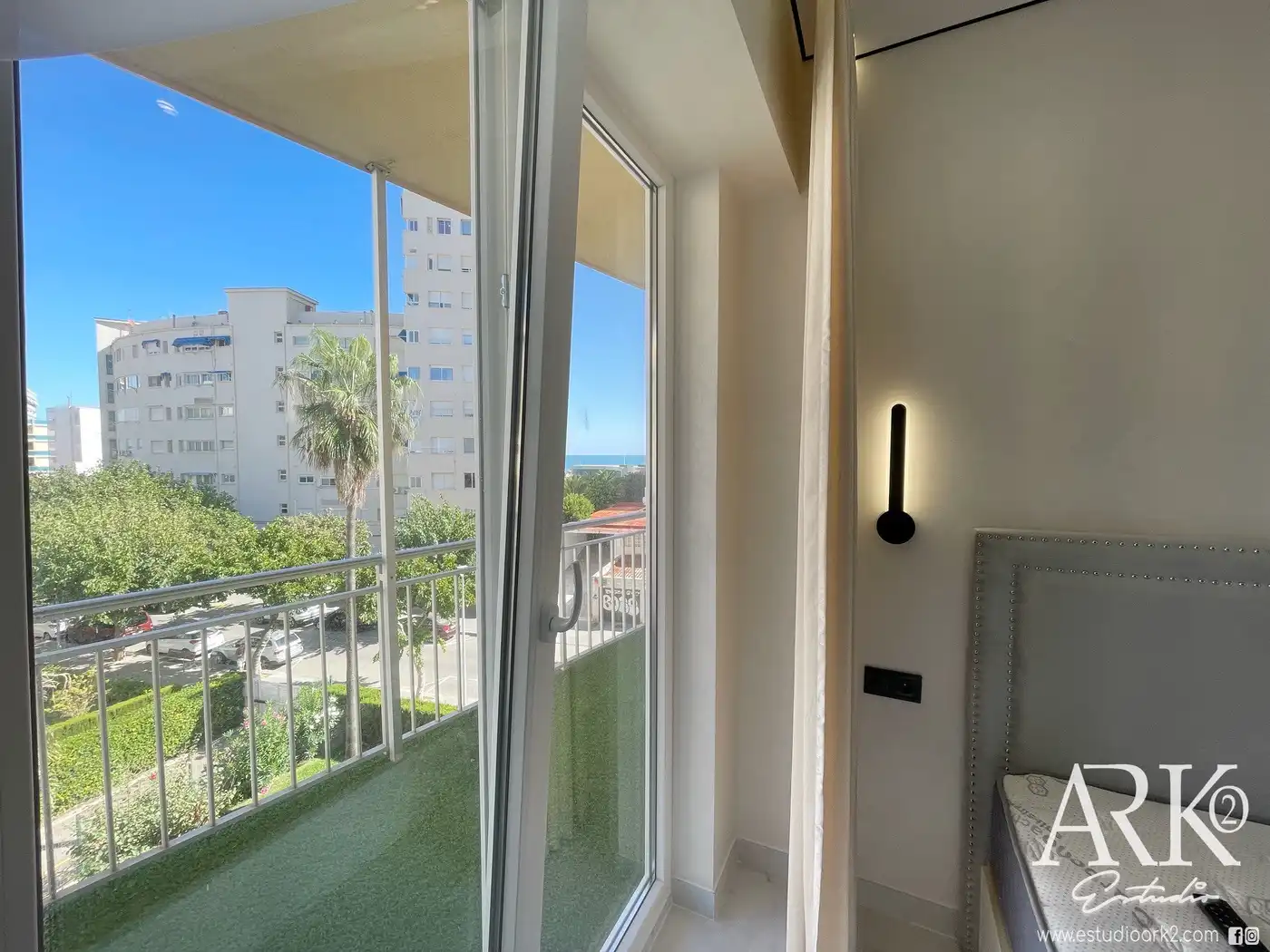 Bedroom of Apartments for sale in Gandia  with Air Conditioner, Terrace and Furnished