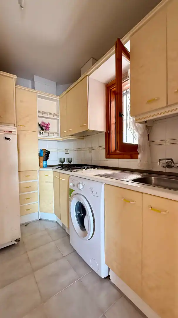 Küche von Wohnung zum Verkauf in Mazarrón mit Abstellraum, Möbliert und Balkon