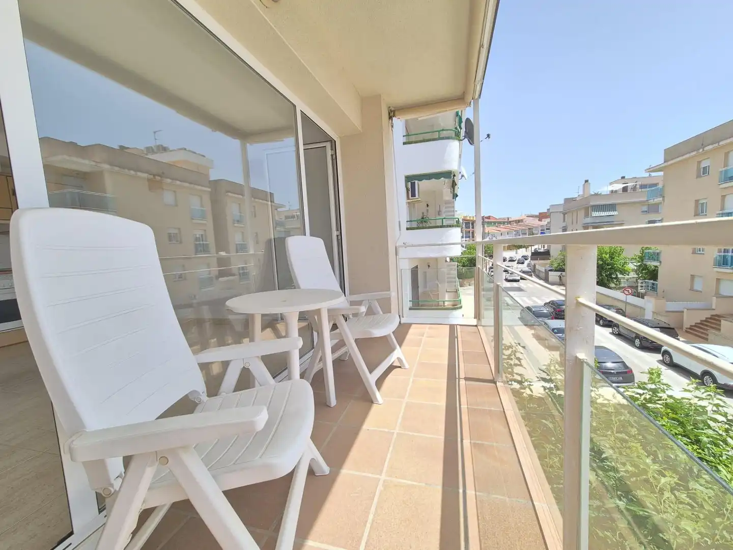 Terrasse von Wohnung zum Verkauf in El Vendrell mit Klimaanlage, Heizung und Privatgarten