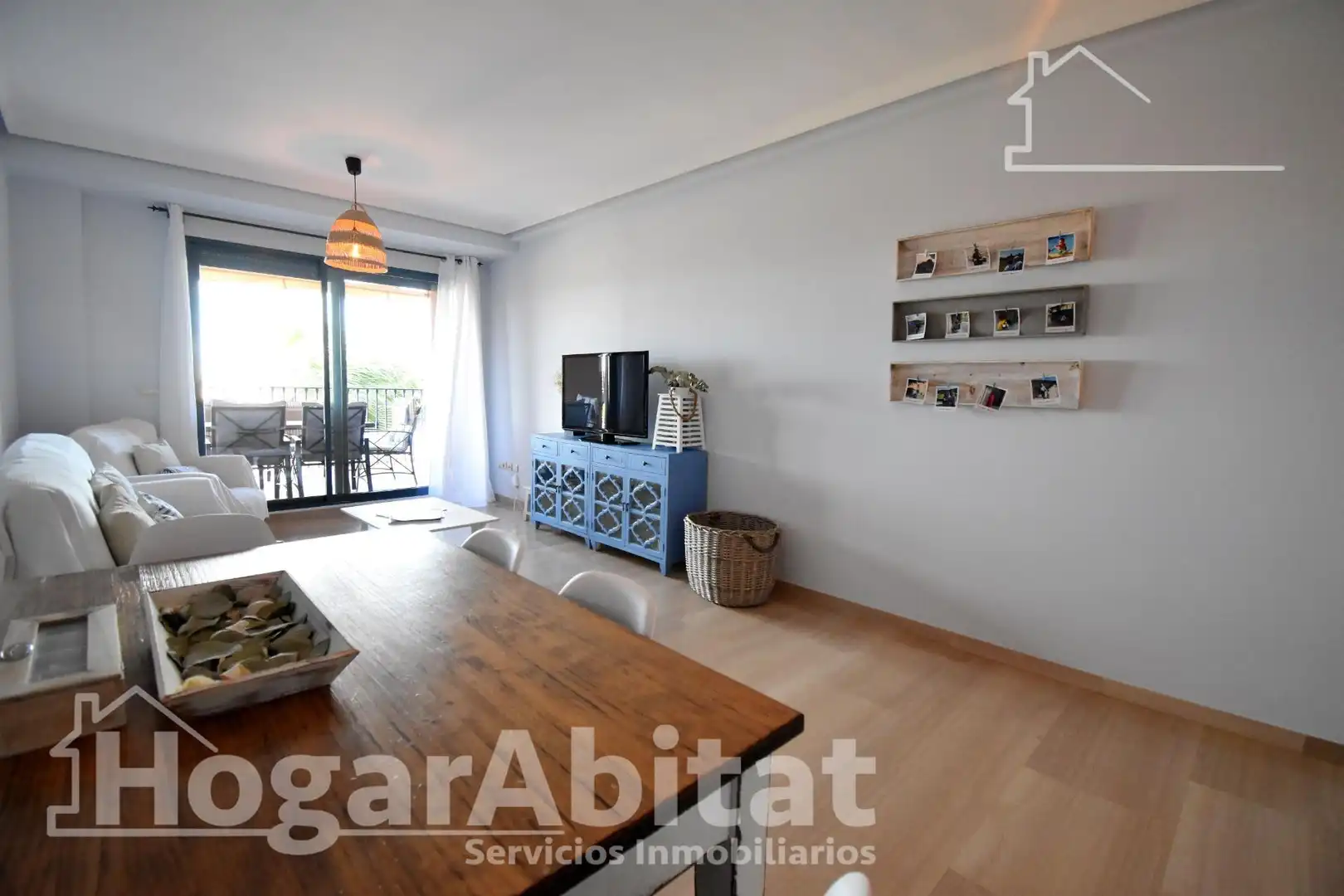 Living room of Flat for sale in Dénia  with Private garden, Terrace and Furnished