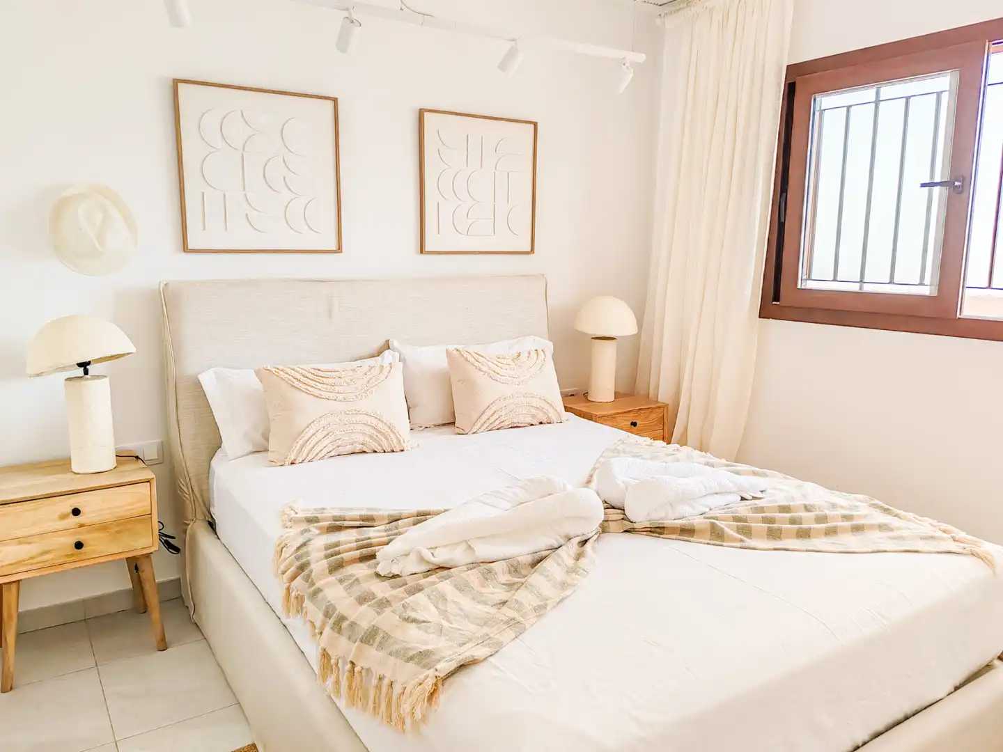 Schlafzimmer von Wohnung zum Verkauf in Pulpí mit Klimaanlage, Heizung und Terrasse