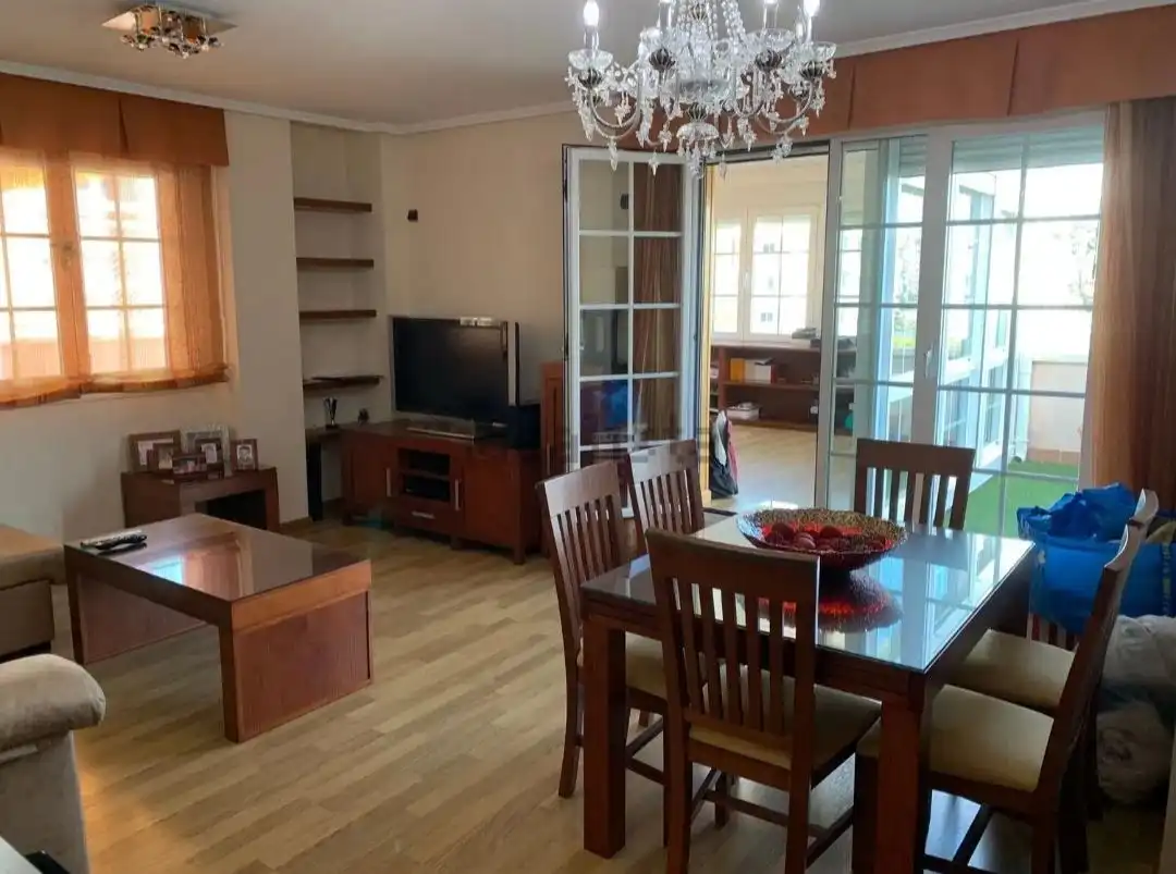 Sala de estar de Ático de alquiler en Almería con Aire acondicionado, Calefacción y Amueblado