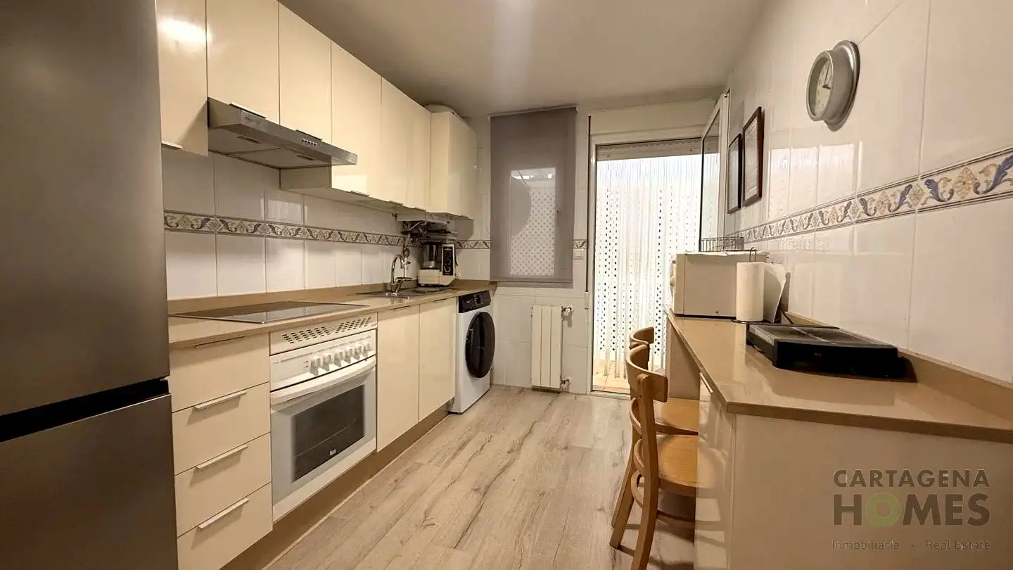 Kitchen of Ground floor for sale in Cartagena  with Air Conditioner, Private garden and Terrace