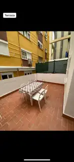 Terraza de Piso de alquiler en Málaga con Aire acondicionado, Terraza y Amueblado
