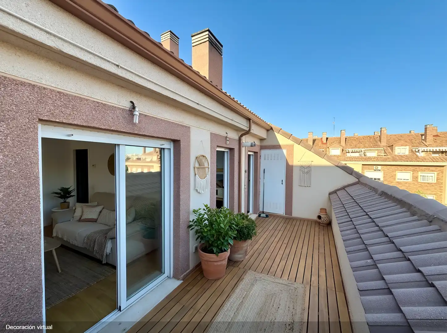 Terrace of Flat for sale in Arroyomolinos (Madrid)  with Heating, Private garden and Terrace