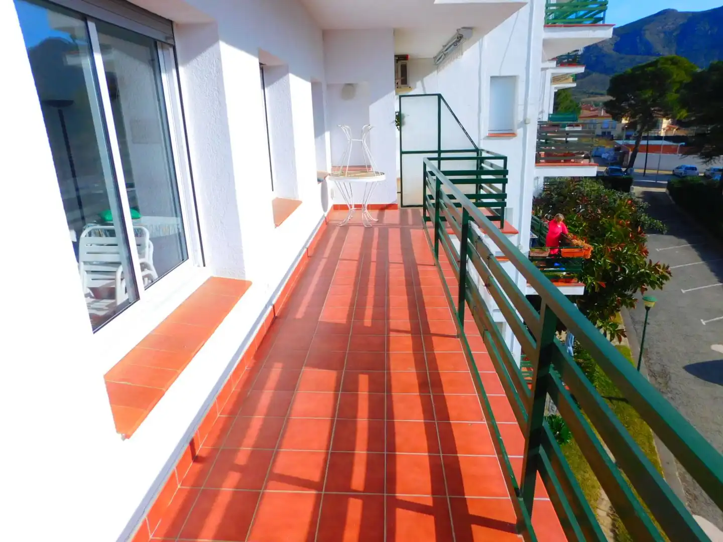 Terraza de Apartamento en venta en Roses con Piscina comunitaria
