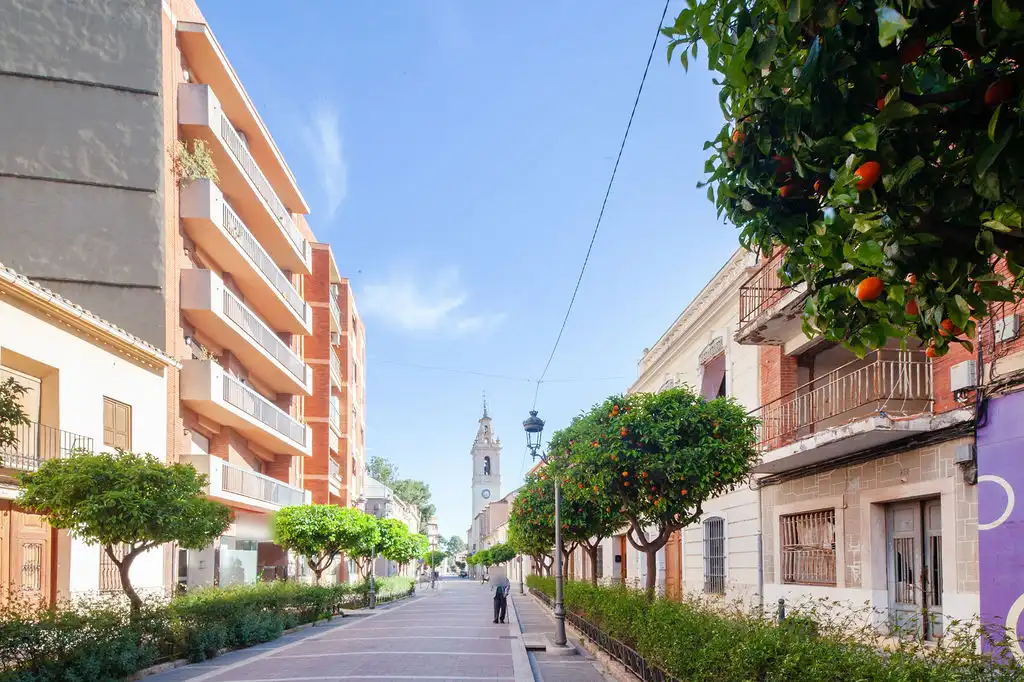 Vista exterior de Piso en venta en Moncada