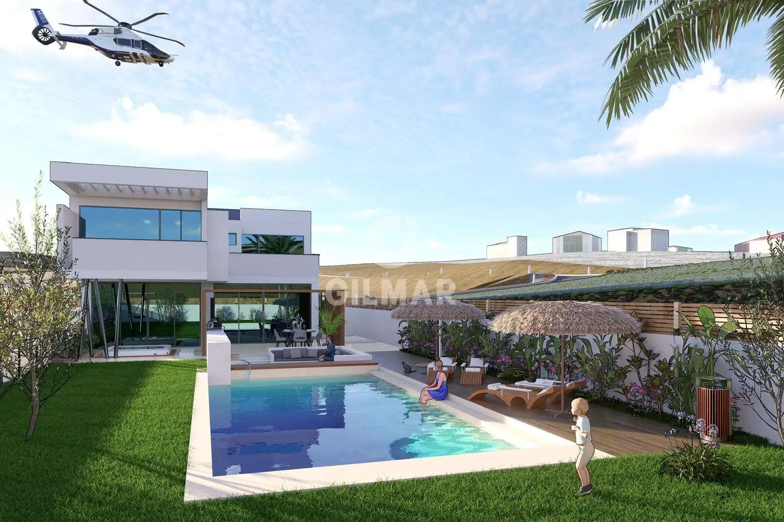 Piscina de Casa o xalet en venda en Casares amb Calefacció, Jardí privat i Piscina