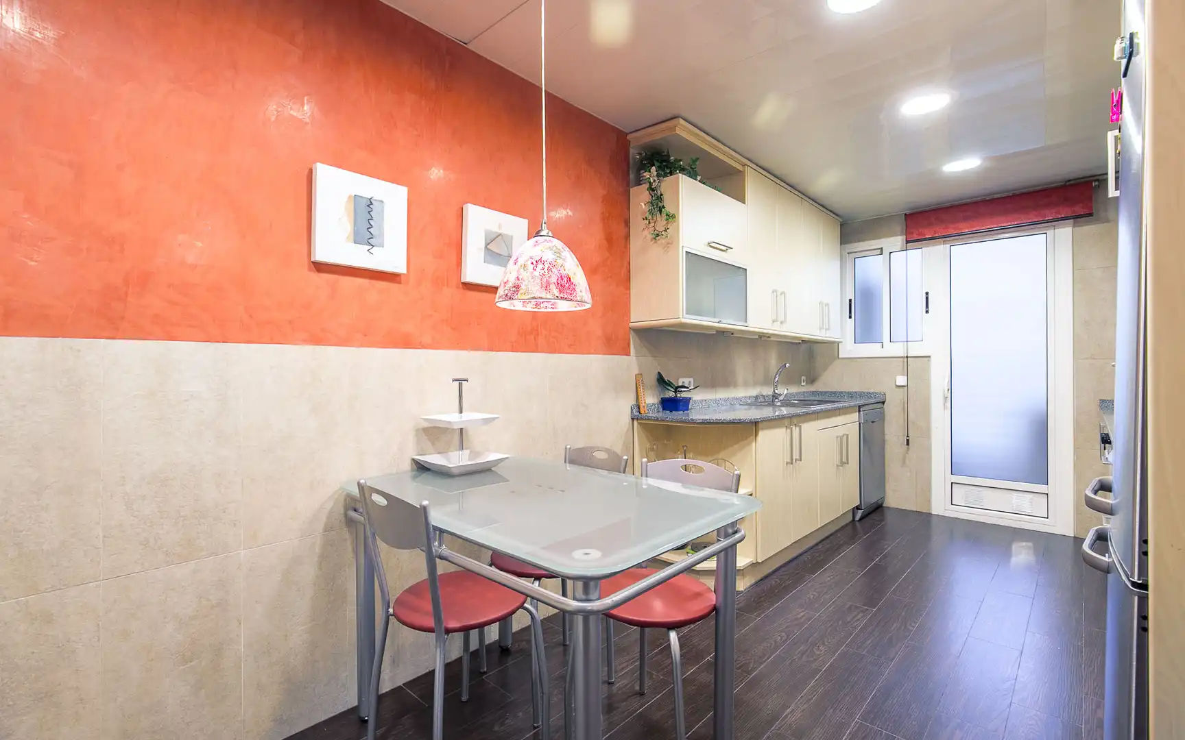 Kitchen of Flat for rent in Barcelona  with Air Conditioner, Heating and Terrace
