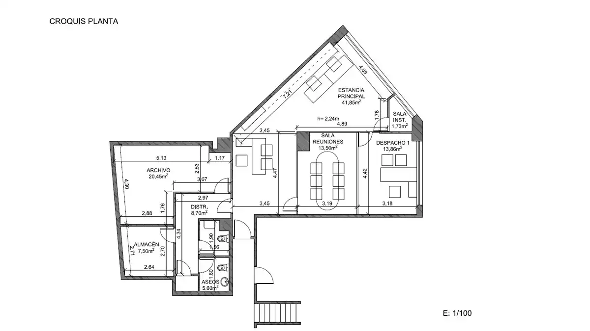 Büro zum Verkauf in VILLAGARCÍA, 2, Ensanche - Sar