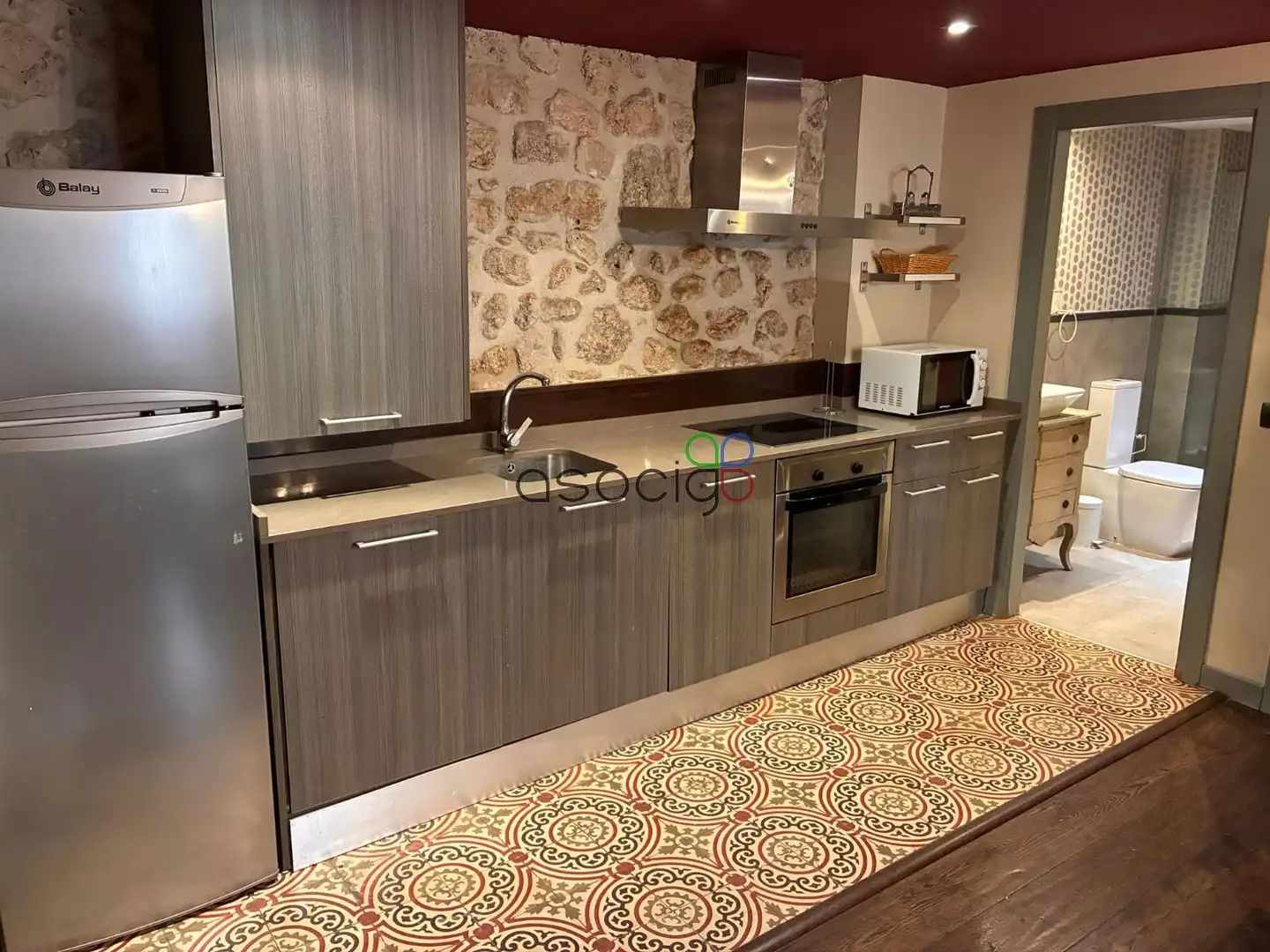 Kitchen of Flat for sale in El Olivar  with Heating and Furnished