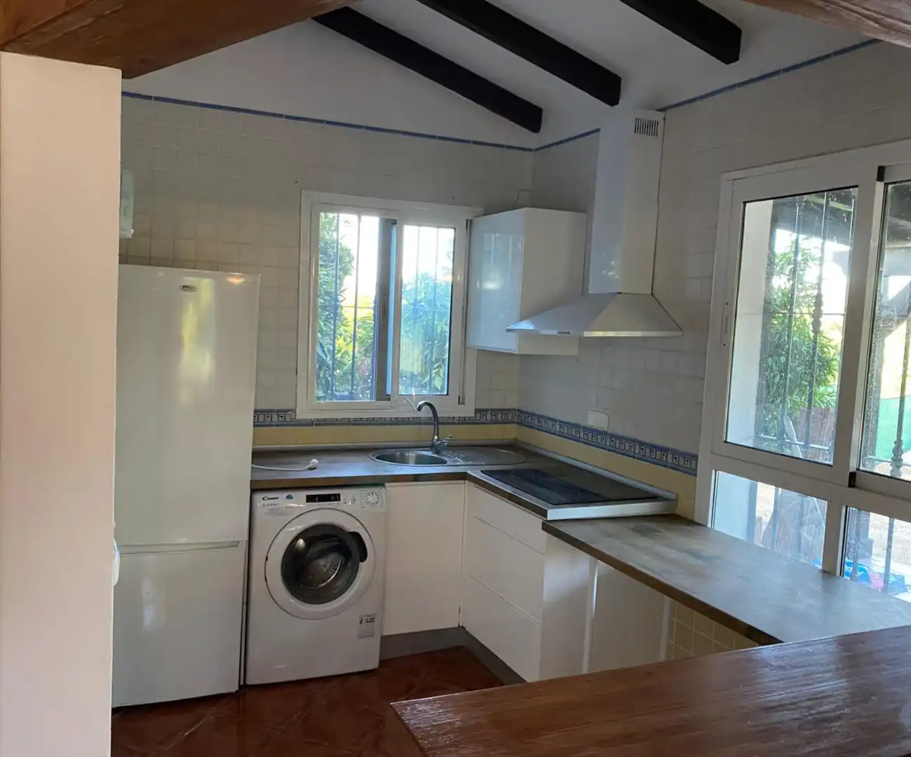 Cocina de Casa o chalet de alquiler en Alhaurín El Grande con Aire acondicionado, Jardín privado y Terraza