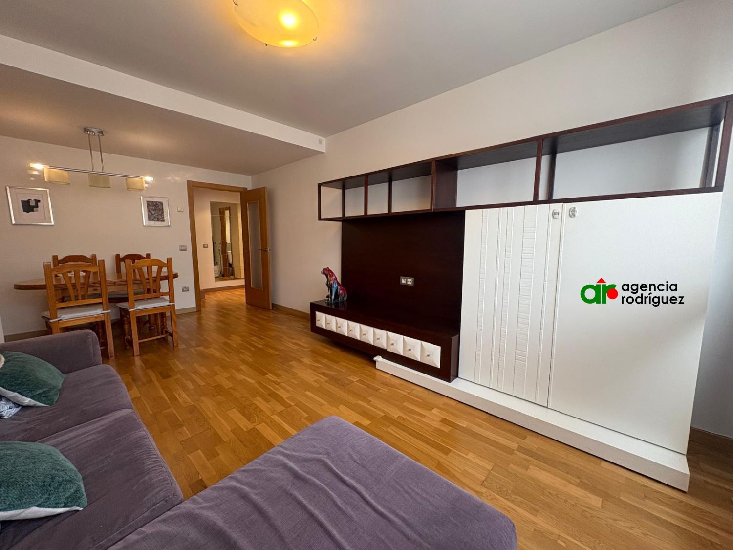 Sala de estar de Piso de alquiler en Oviedo  con Calefacción, Trastero y Amueblado