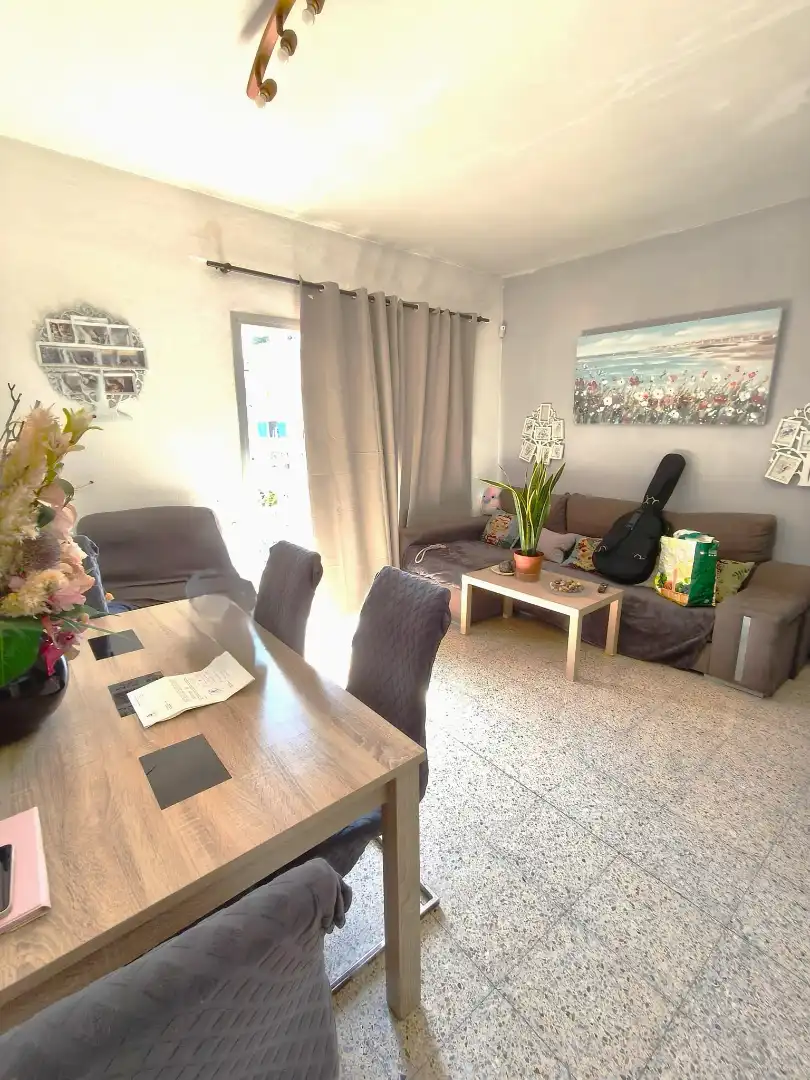 Living room of Flat for sale in Barcelona  with Parquet flooring, Terrace and Balcony