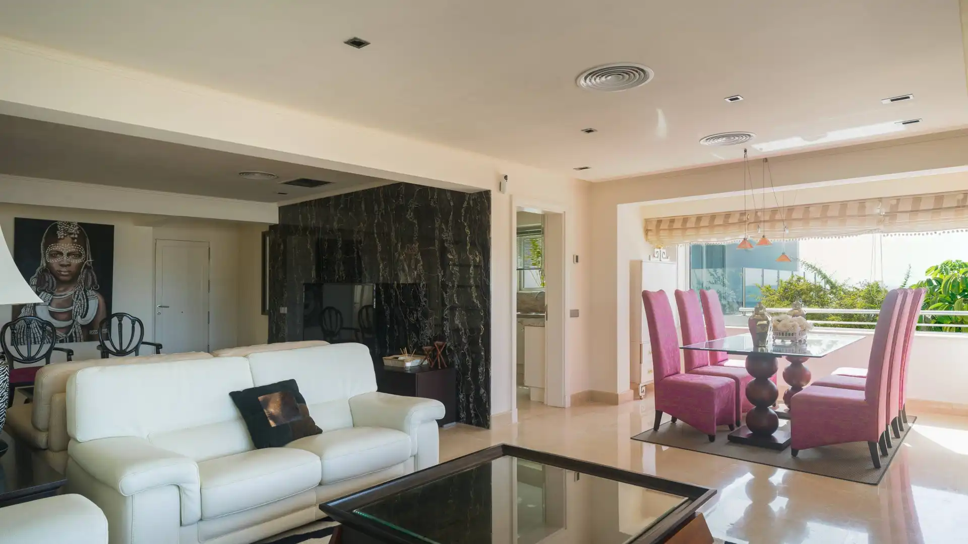 Sala de estar de Casa o chalet en venta en San Bartolomé de Tirajana con Aire acondicionado, Amueblado y Jacuzzi