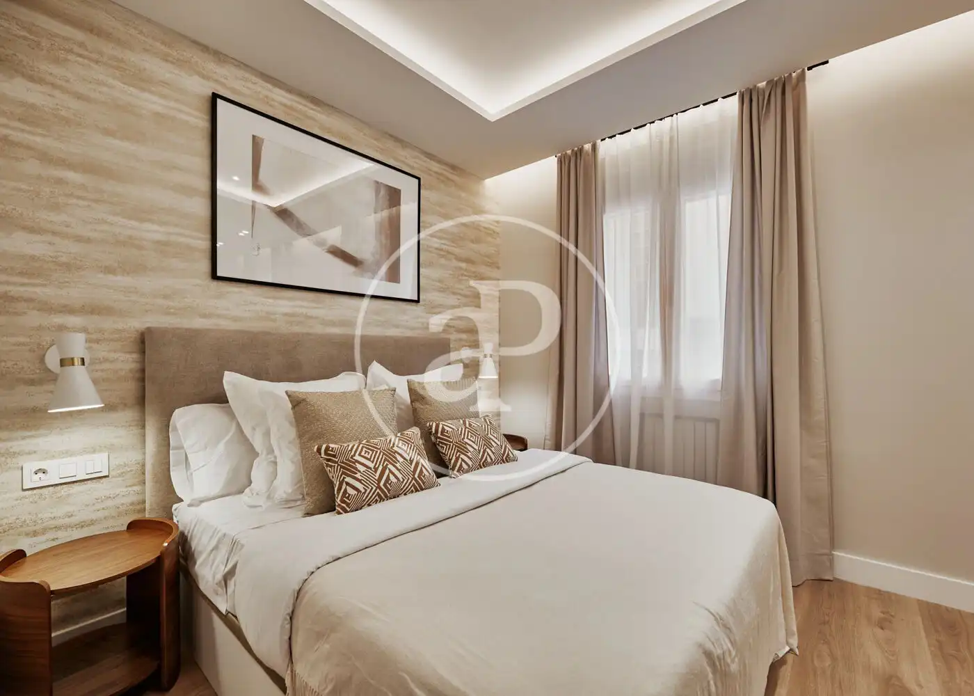 Bedroom of Flat for sale in Madrid  with Air Conditioner, Heating and Terrace