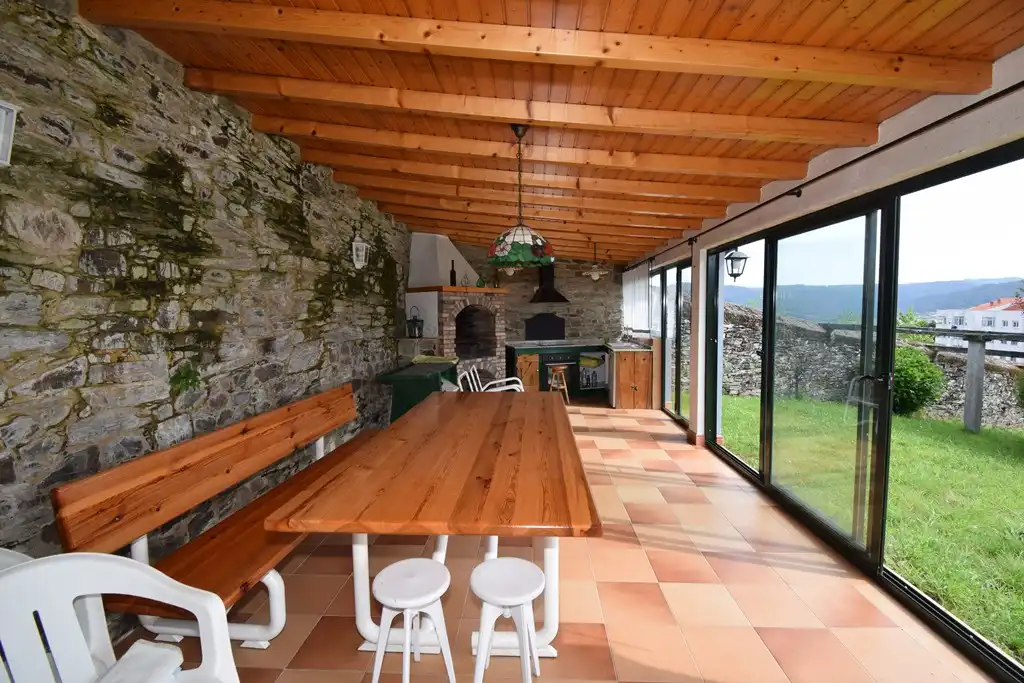 Terraza de Casa adosada en venta en Pontedeume con Calefacción y Jardín privado