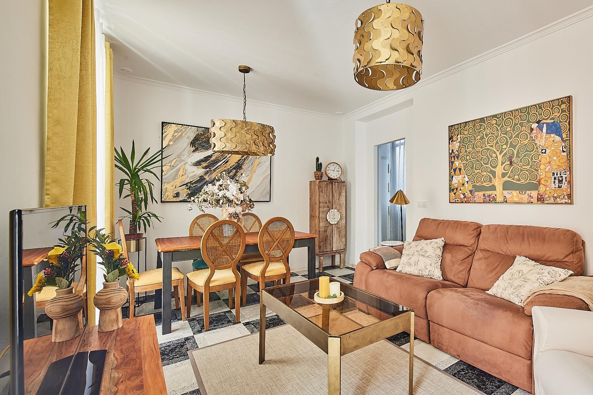 Living room of Flat for sale in  Cádiz Capital  with Balcony