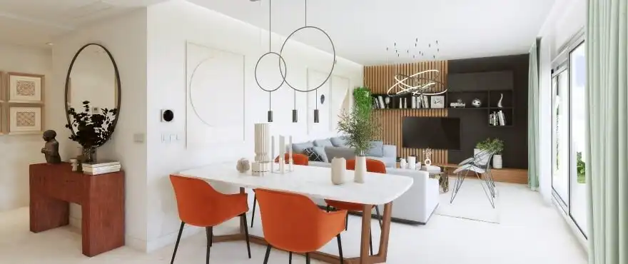 Sala d'estar de Àtic en venda en Mijas amb Aire condicionat, Calefacció i Terrassa