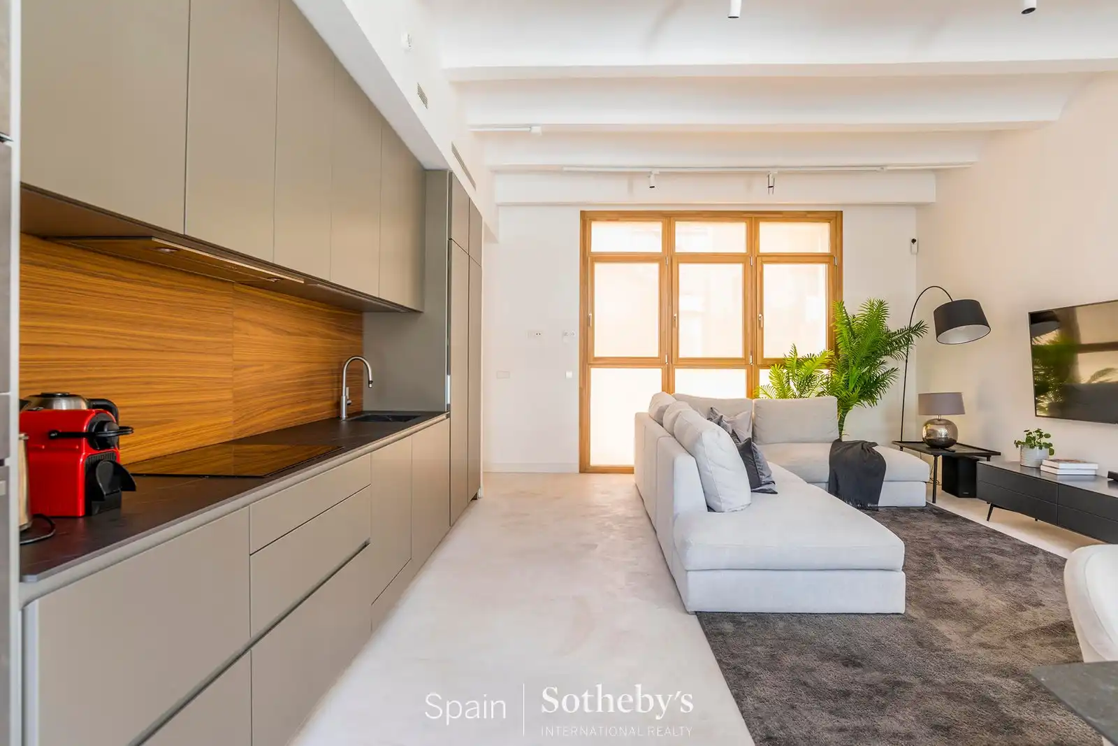 Sala de estar de Ático en venta en Madrid con Aire acondicionado, Calefacción y Jardín privado