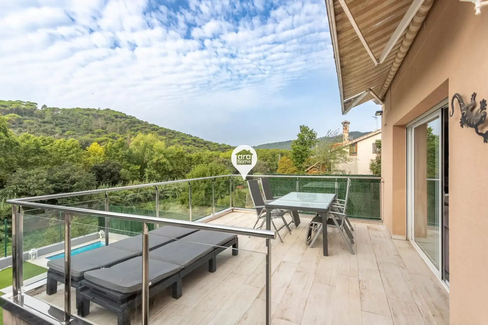 Terraza de Casa o chalet en venta en Dosrius con Aire acondicionado, Calefacción y Jardín privado