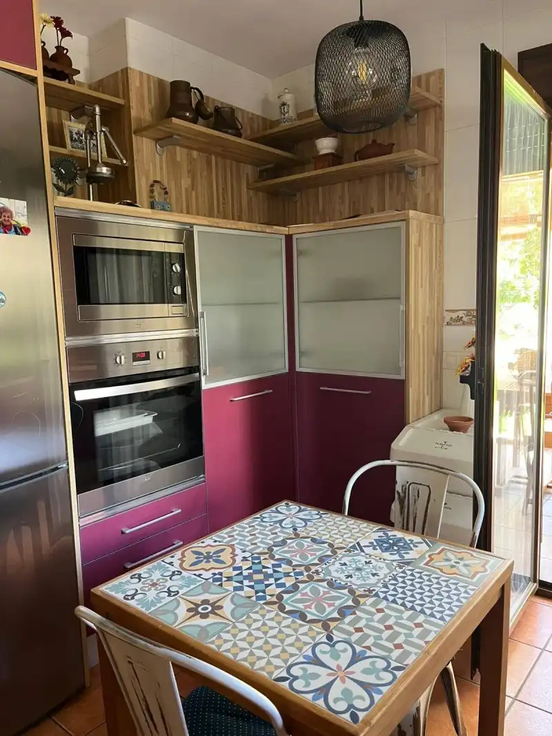 Cuina de Casa o xalet en venda en Valdemanco amb Calefacció, Terrassa i Traster
