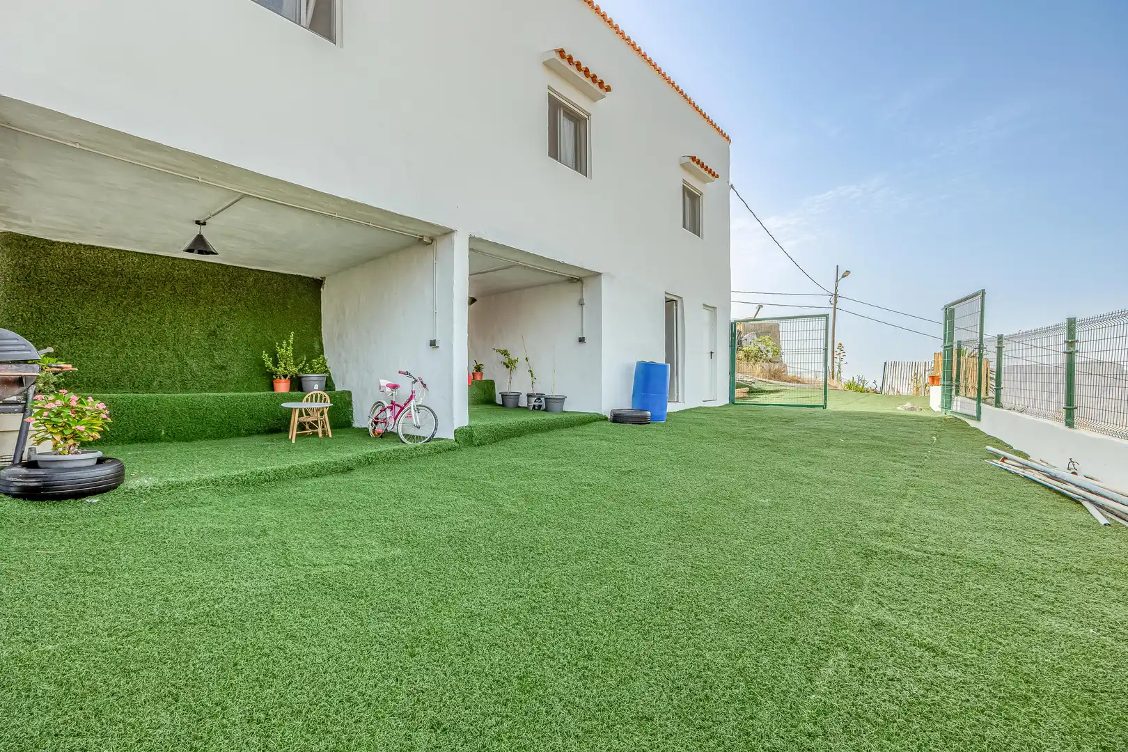 Terrassa de Casa o xalet en venda en San Bartolomé de Tirajana amb Aire condicionat, Jardí privat i Terrassa