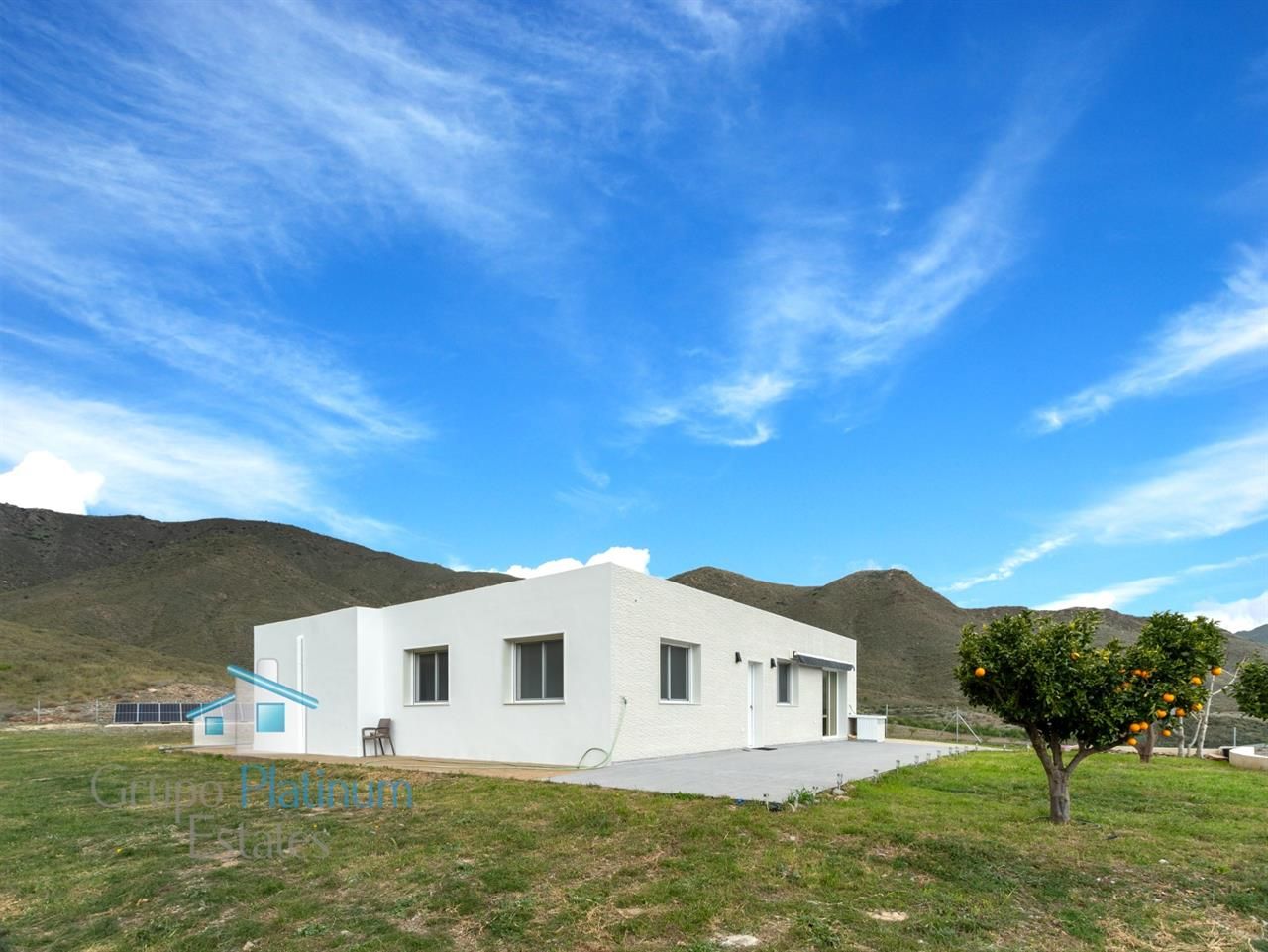 Vista exterior de Casa o chalet en venta en Uleila del Campo con Aire acondicionado y Jardín privado