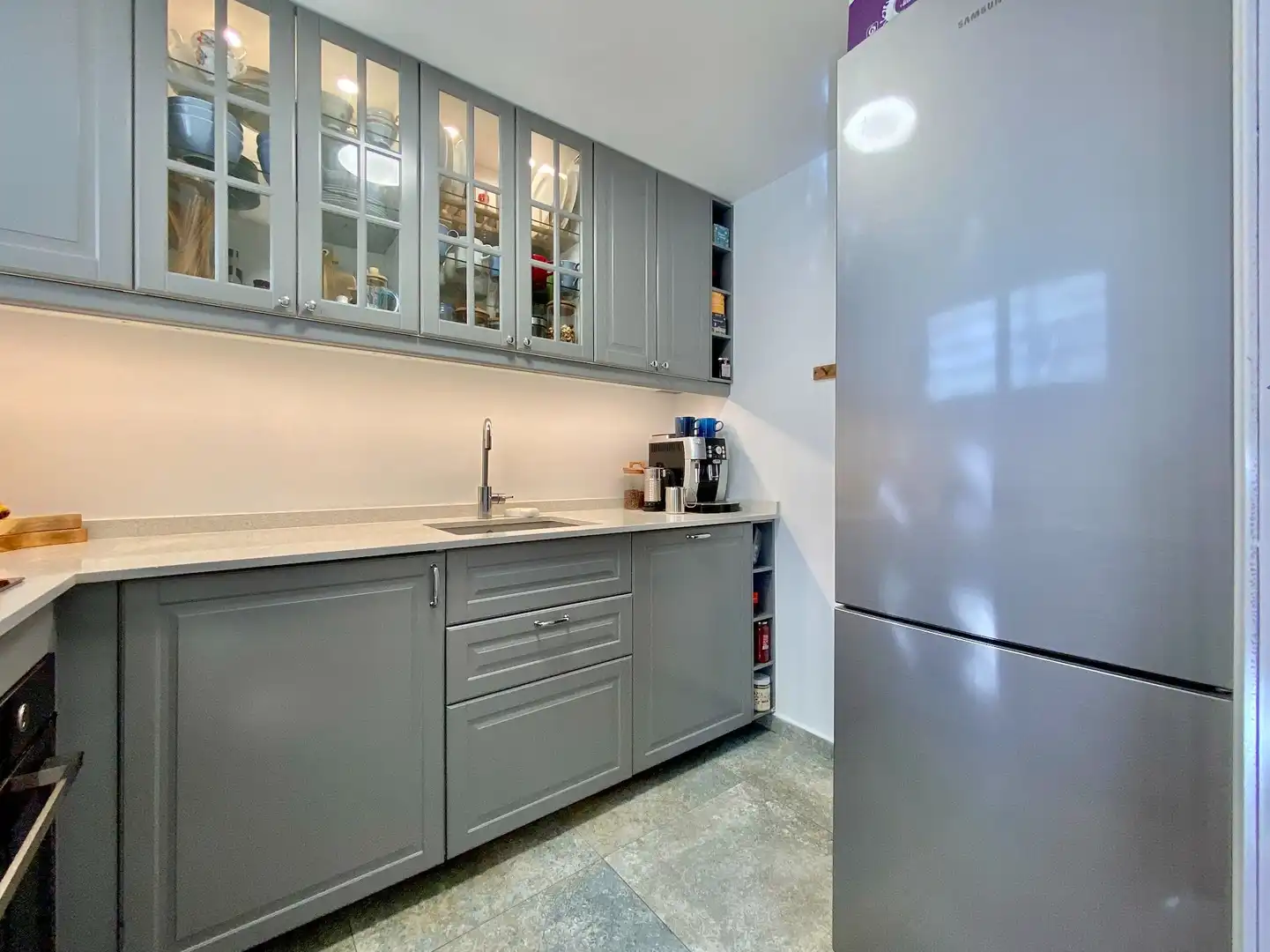 Kitchen of Apartments for sale in Almuñécar  with Terrace, Furnished and Community pool