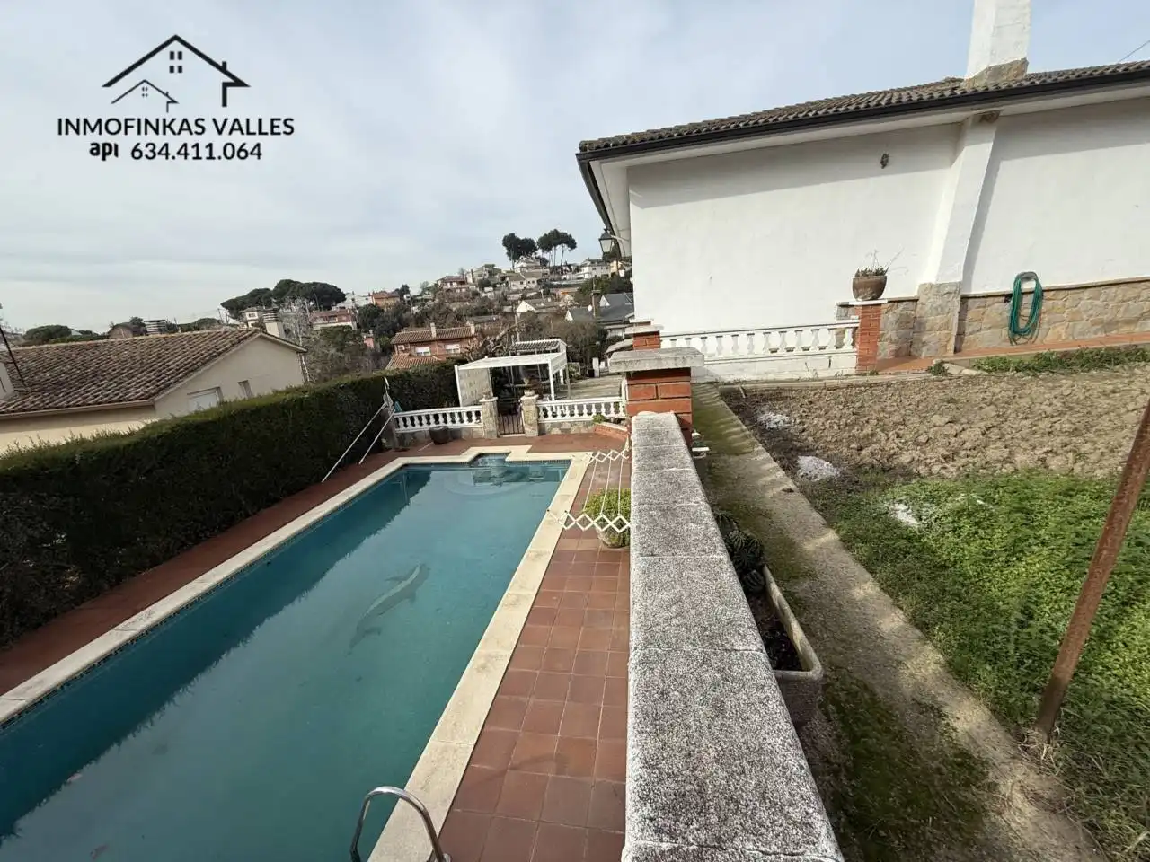 Swimming pool of Houses for sale in Lliçà de Vall  with Air Conditioner, Heating and Private garden